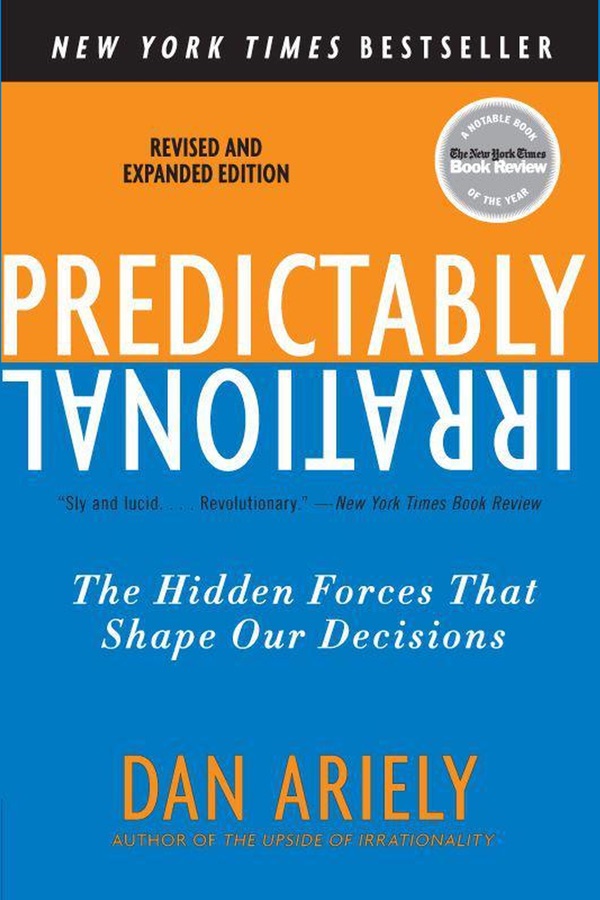 The cover of Predictably Irrational