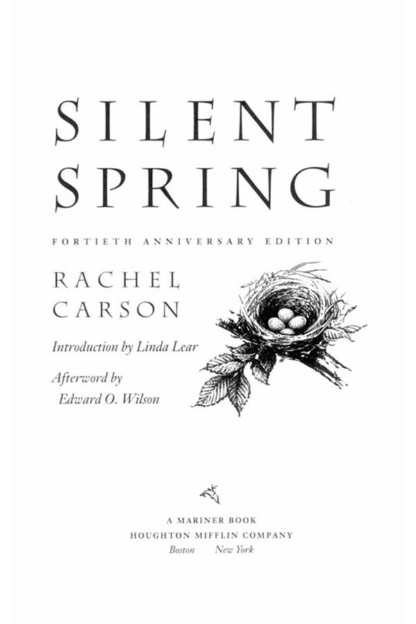 The cover of Silent Spring