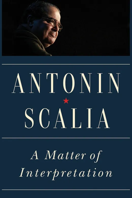 The cover of A Matter of Interpretation: Federal Courts and the Law