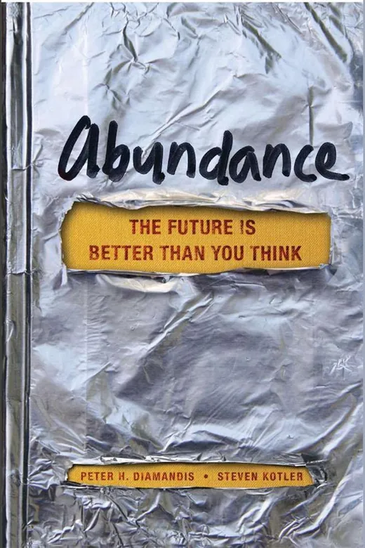 The cover of Abundance: The Future Is Better Than You Think