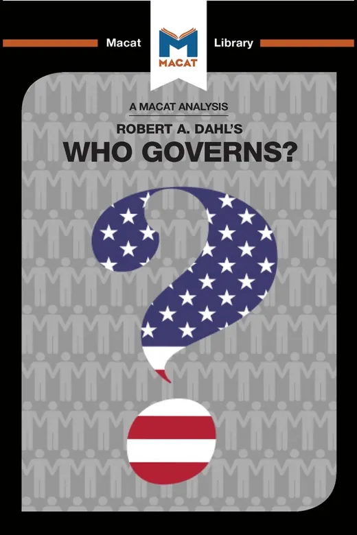 The cover of An Analysis of Robert A. Dahl’s Who Governs?