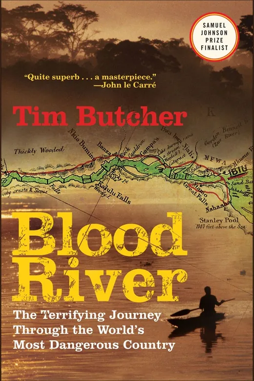 The cover of Blood River