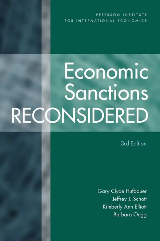 The cover of Economic Sanctions Reconsidered