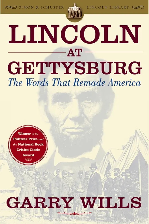 The cover of Lincoln at Gettysburg