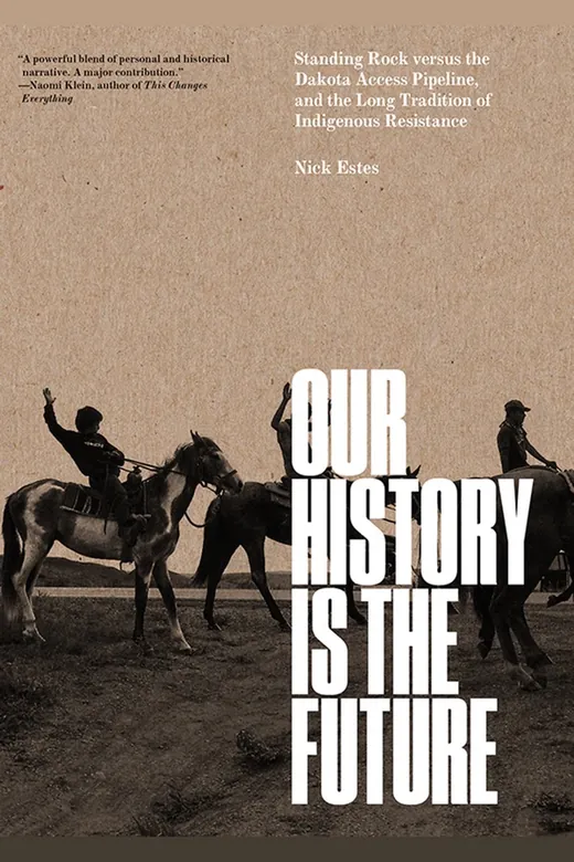 The cover of Our History Is the Future