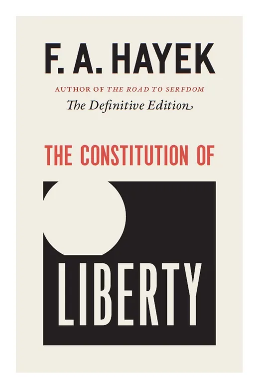 The cover of The Constitution of Liberty