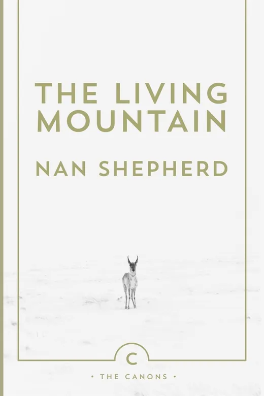 The cover of The Living Mountain