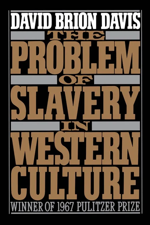 The cover of The Problem of Slavery in Western Culture
