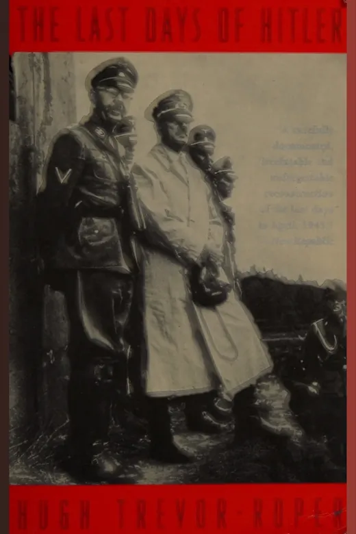 The cover of The Last Days of Hitler