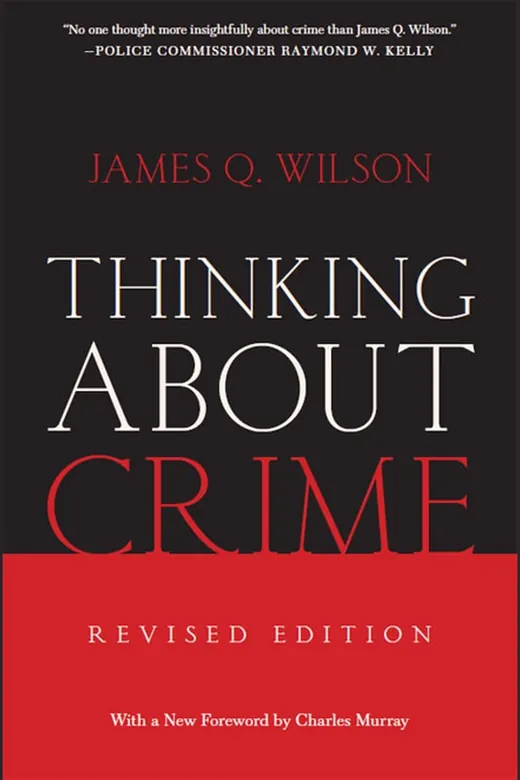 The cover of Thinking About Crime
