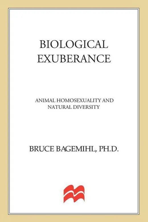 The cover of Biological Exuberance: Animal Homosexuality and Natural Diversity