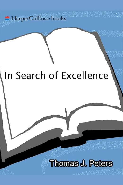 The cover of In Search of Excellence