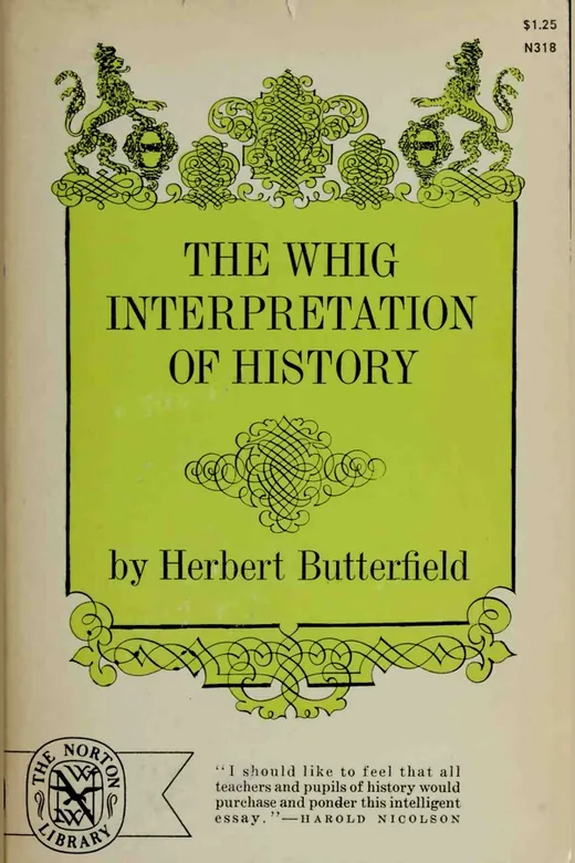 The cover of The Whig Interpretation of History
