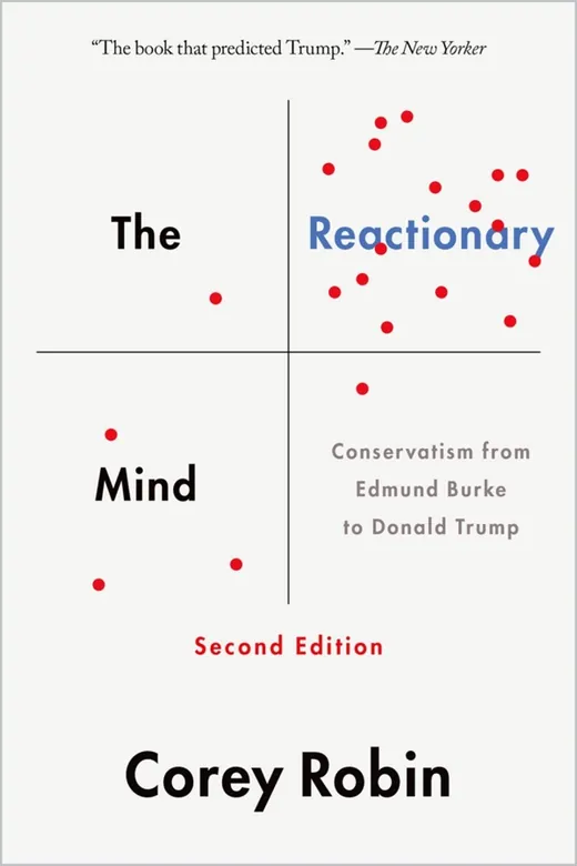 The cover of The Reactionary Mind: Conservatism from Edmund Burke to Donald Trump