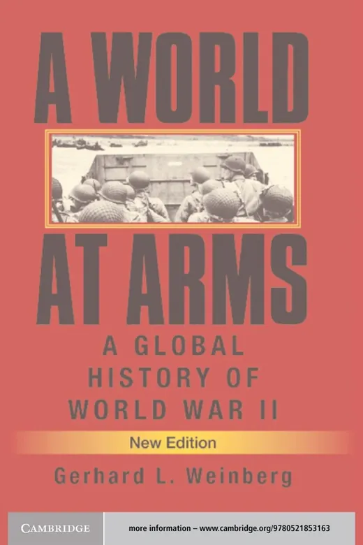 The cover of A World at Arms: A Global History of World War II