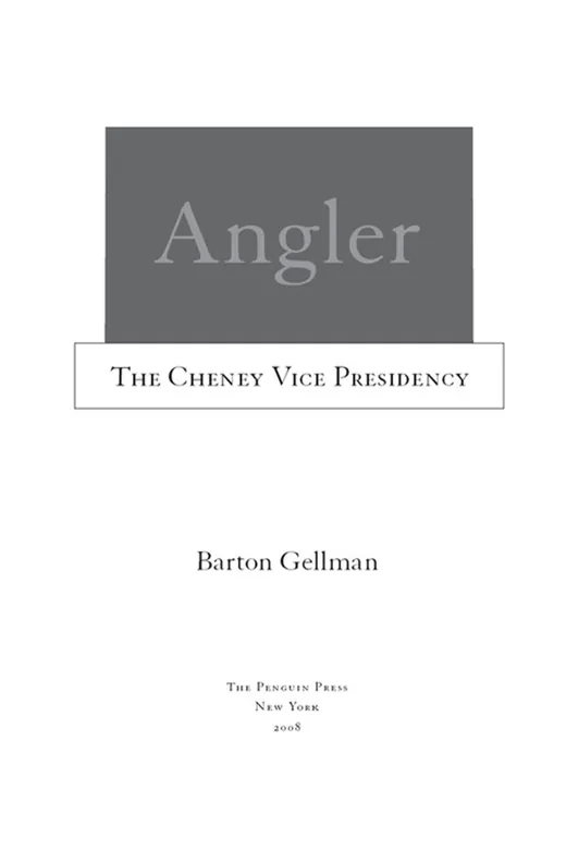 The cover of Angler: The Cheney Vice Presidency