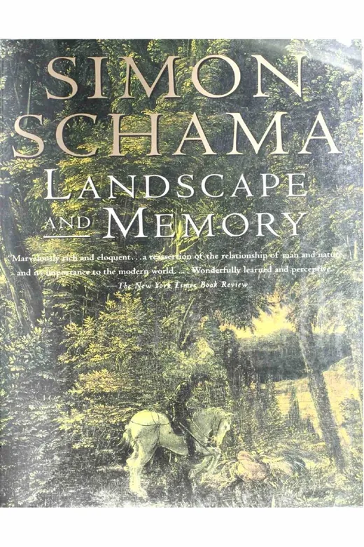 The cover of Landscape and Memory