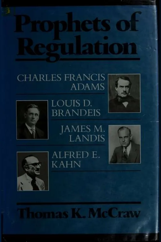The cover of Prophets of regulation
