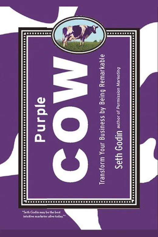 The cover of Purple Cow