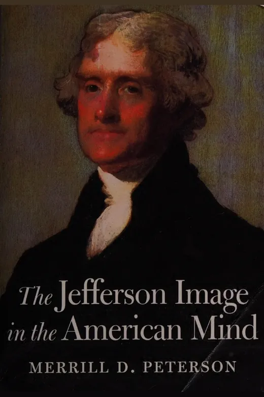 The cover of The Jefferson image in the American mind