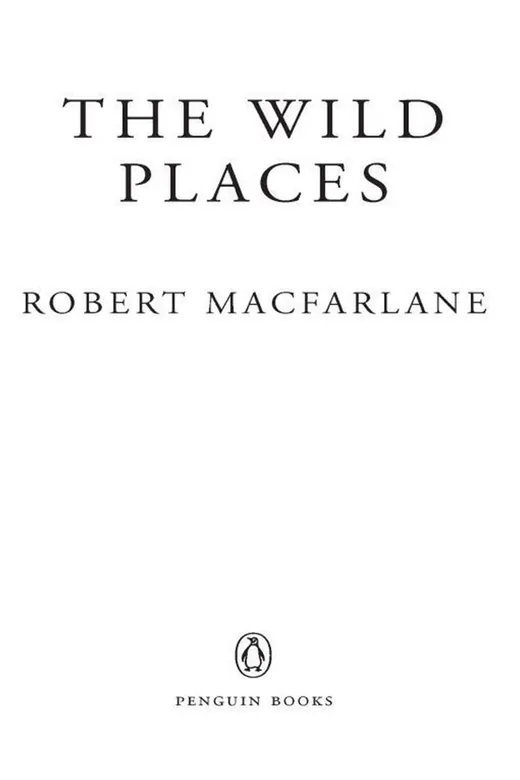 The cover of The Wild Places (Penguin Original)