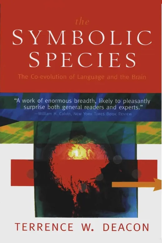 The cover of The Symbolic Species