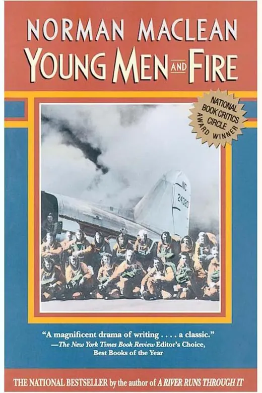 The cover of Young Men and Fire