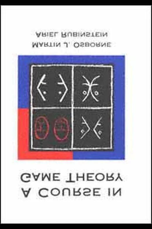 The cover of A Course in Game Theory