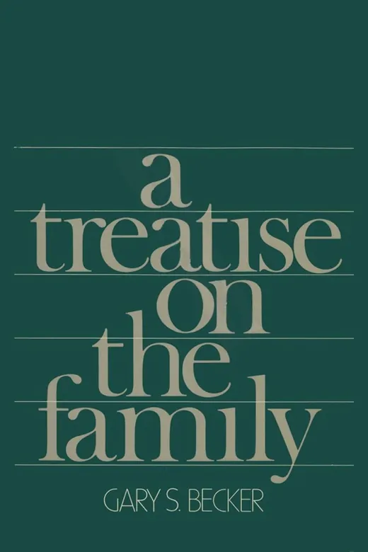 The cover of A Treatise on the Family
