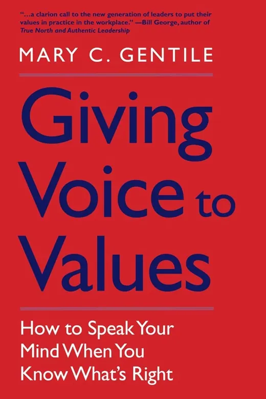 The cover of Giving Voice to Values