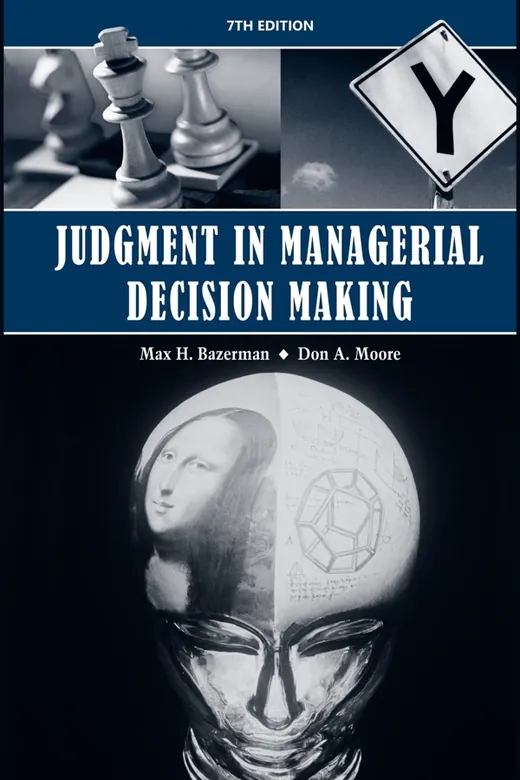 The cover of Judgment in Managerial Decision Making