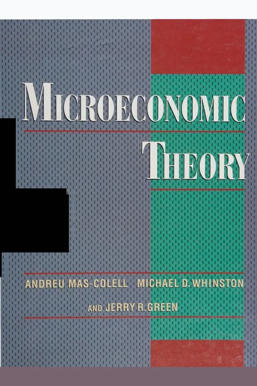 The cover of Microeconomic Theory