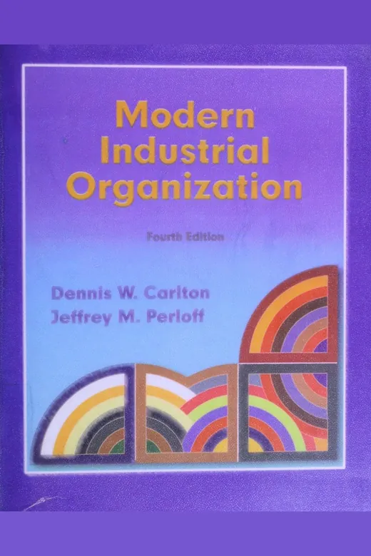 The cover of Modern Industrial Organization