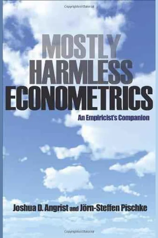 The cover of Mostly Harmless Econometrics