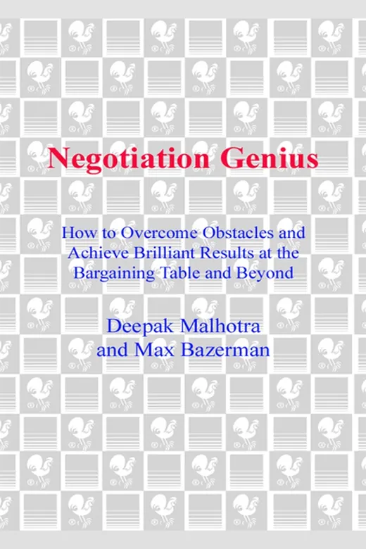 The cover of Negotiation Genius