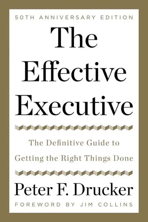 The cover of The Effective Executive