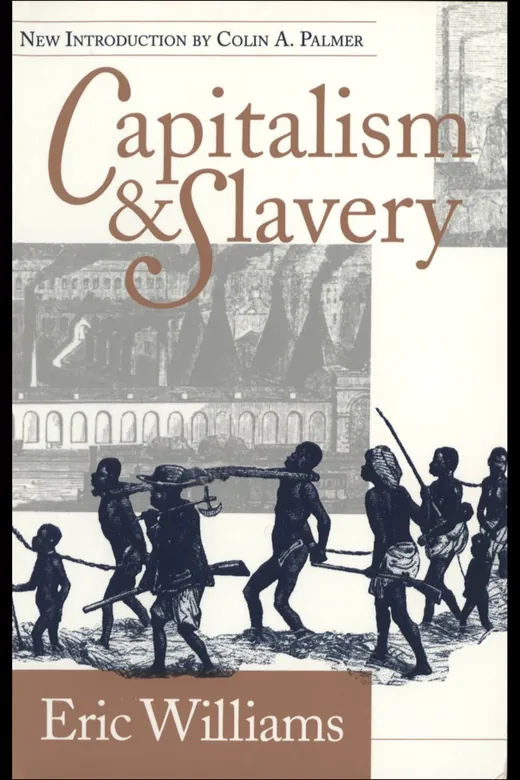The cover of Capitalism and Slavery