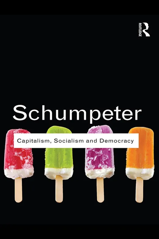 The cover of Capitalism, Socialism and Democracy