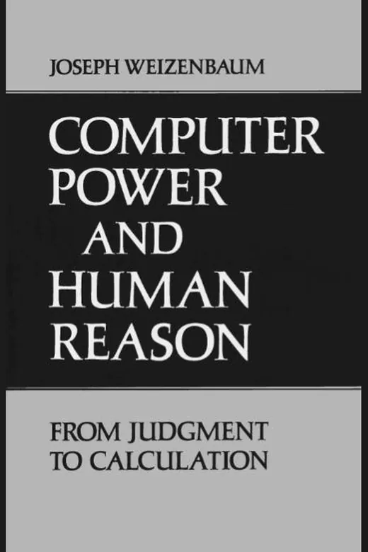 The cover of Computer Power and Human Reason