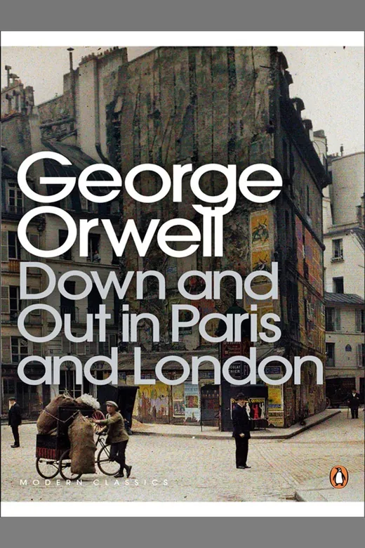 The cover of Down and Out in Paris and London