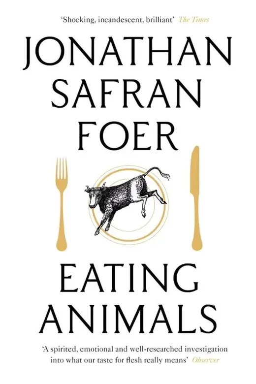 The cover of Eating Animals