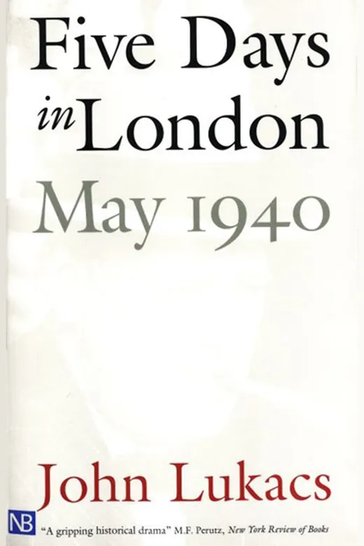 The cover of Five Days in London, May 1940