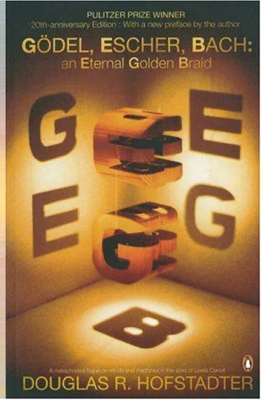 The cover of Gödel, Escher, Bach: An Eternal Golden Braid