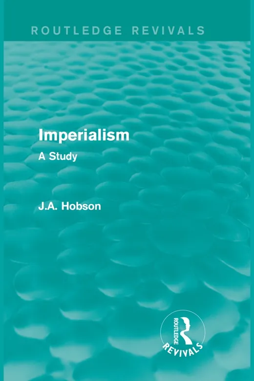 The cover of Imperialism: A Study