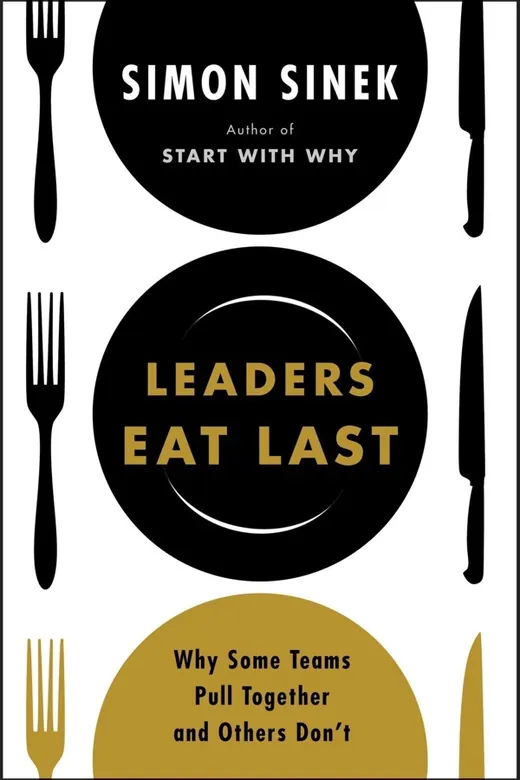 The cover of Leaders Eat Last