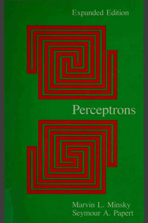 The cover of Perceptrons