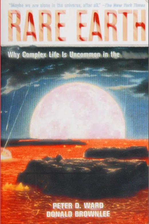 The cover of Rare earth : why complex life is uncommon in the universe