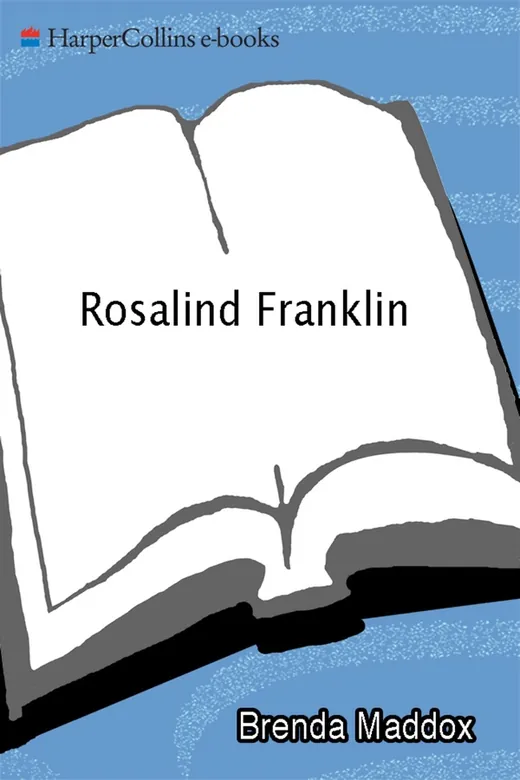 The cover of Rosalind Franklin The Dark Lady of DNA (2003)