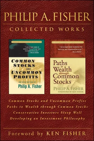 The cover of Philip A. Fisher Collected Works