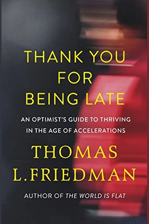 The cover of Thank You for Being Late